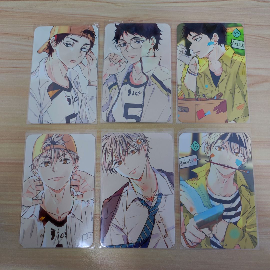 Haikyuu Fanart Photocard - Fukurodani