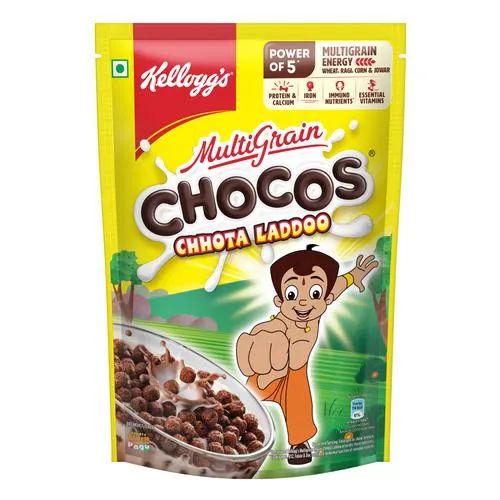 Kellogg's Multigrain Chocos Chhota Laddoo - Source of Calcium, High in Protein, 340 g