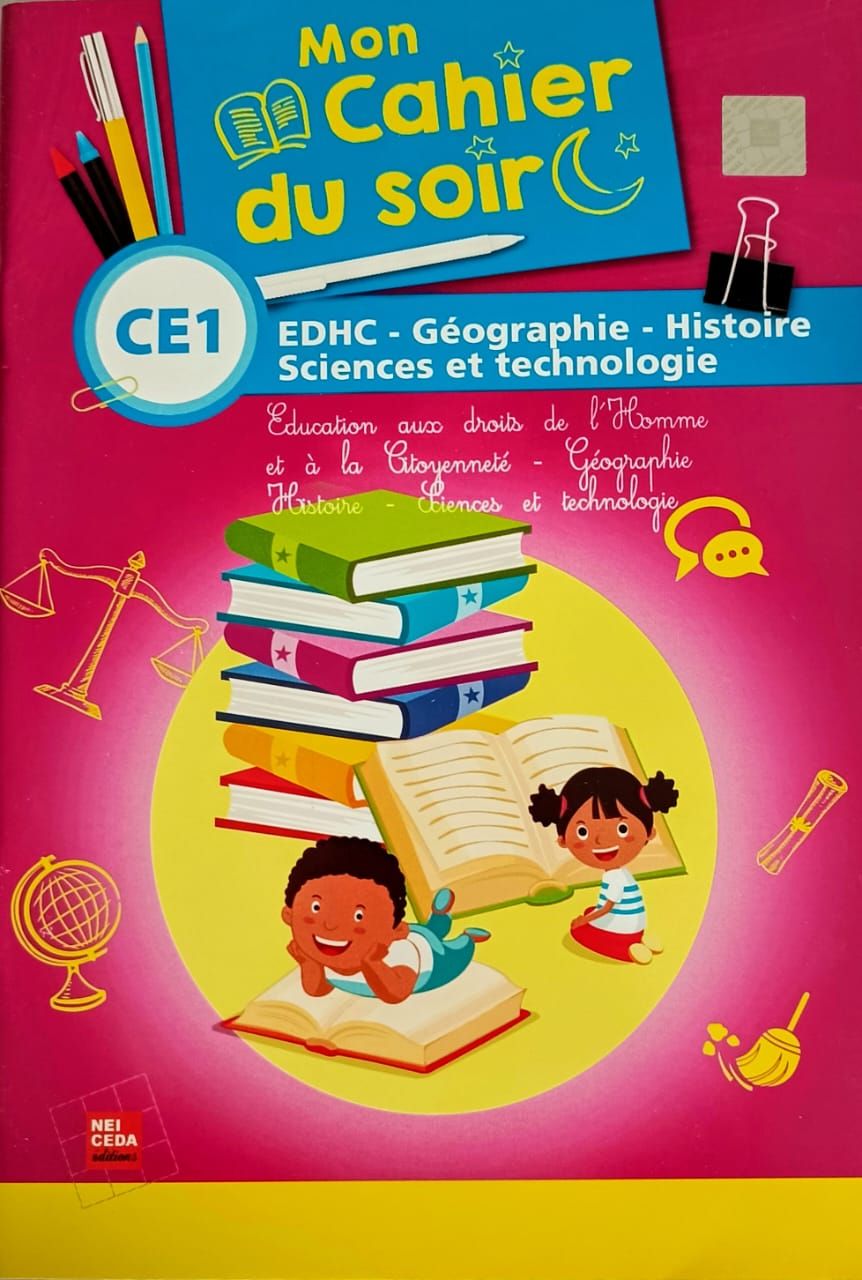 Mon Cahier du soir EDHC / HG / Science & Tech - CE1