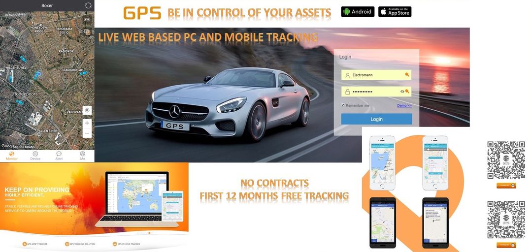 VT03D DIY No-Contract Portable Mobile App GPS Tracker – Real-Time Tracking for Vehicles, People, and Assets