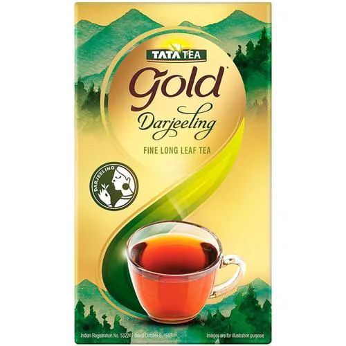 Tata Tea Gold Darjeeling Fine Long Leaf Tea, 200 g Box