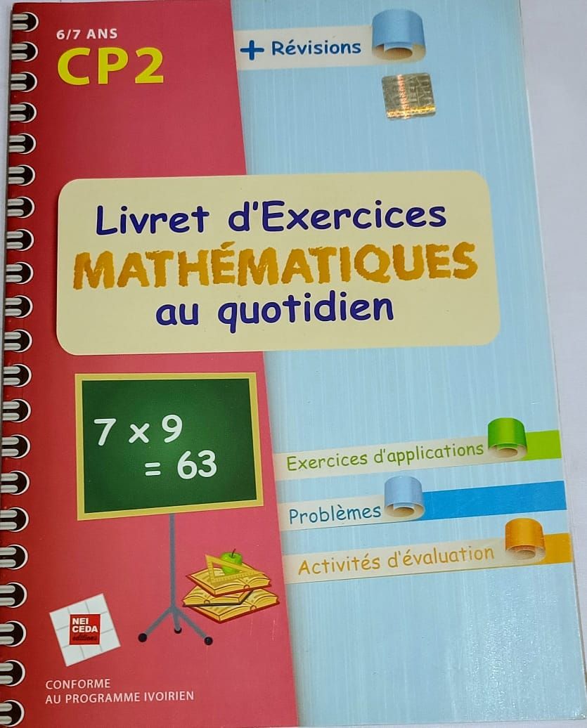 Livret d'exercice maths au quotidien - CP2