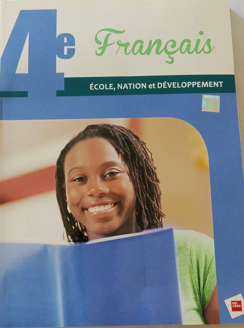 Français (Collection Ecole, Nation et Développement)  - (Manuel) 4ieme