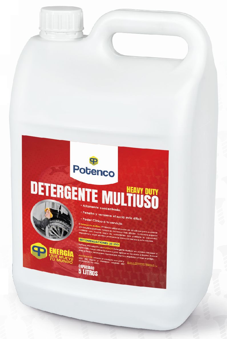 Potenco Detergente Heavy Duty (Shampoo Cars) - Galón 4 Litros