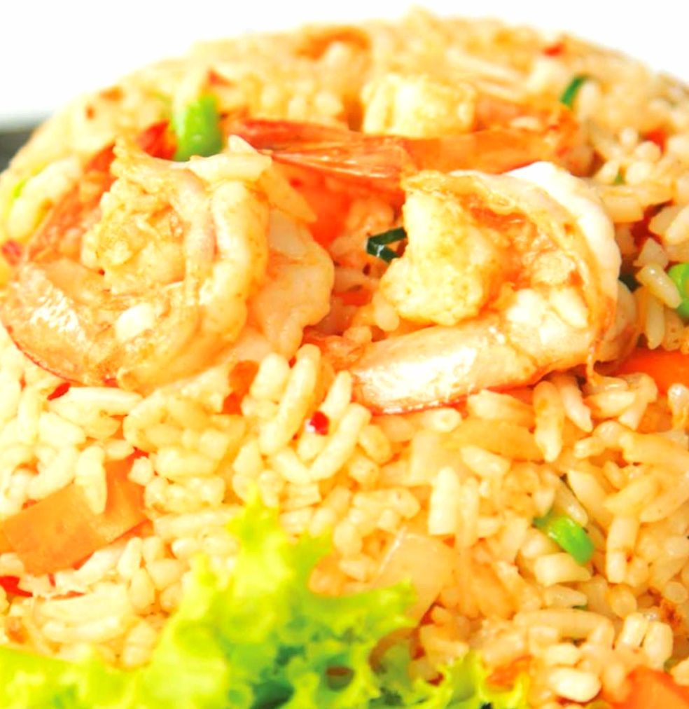 Tiger Prawns Laksa Fried Rice 
