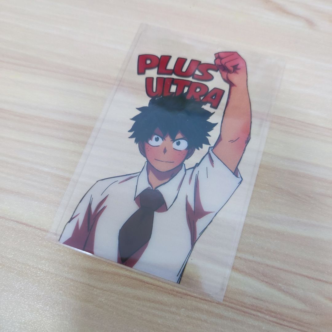My Hero Academia Fanart Transparent Card - Midoriya