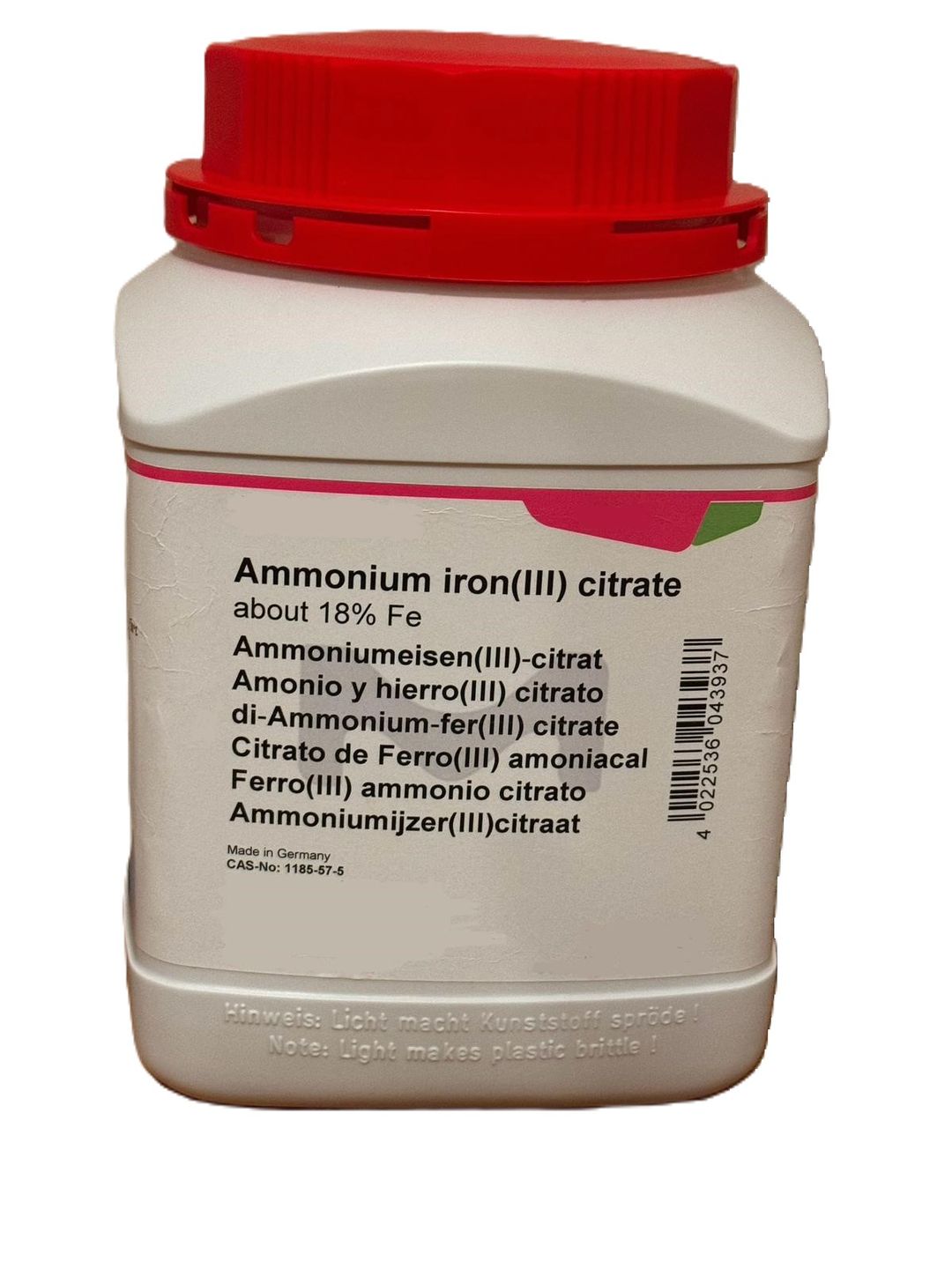 Ammonium iron (III) Citrate