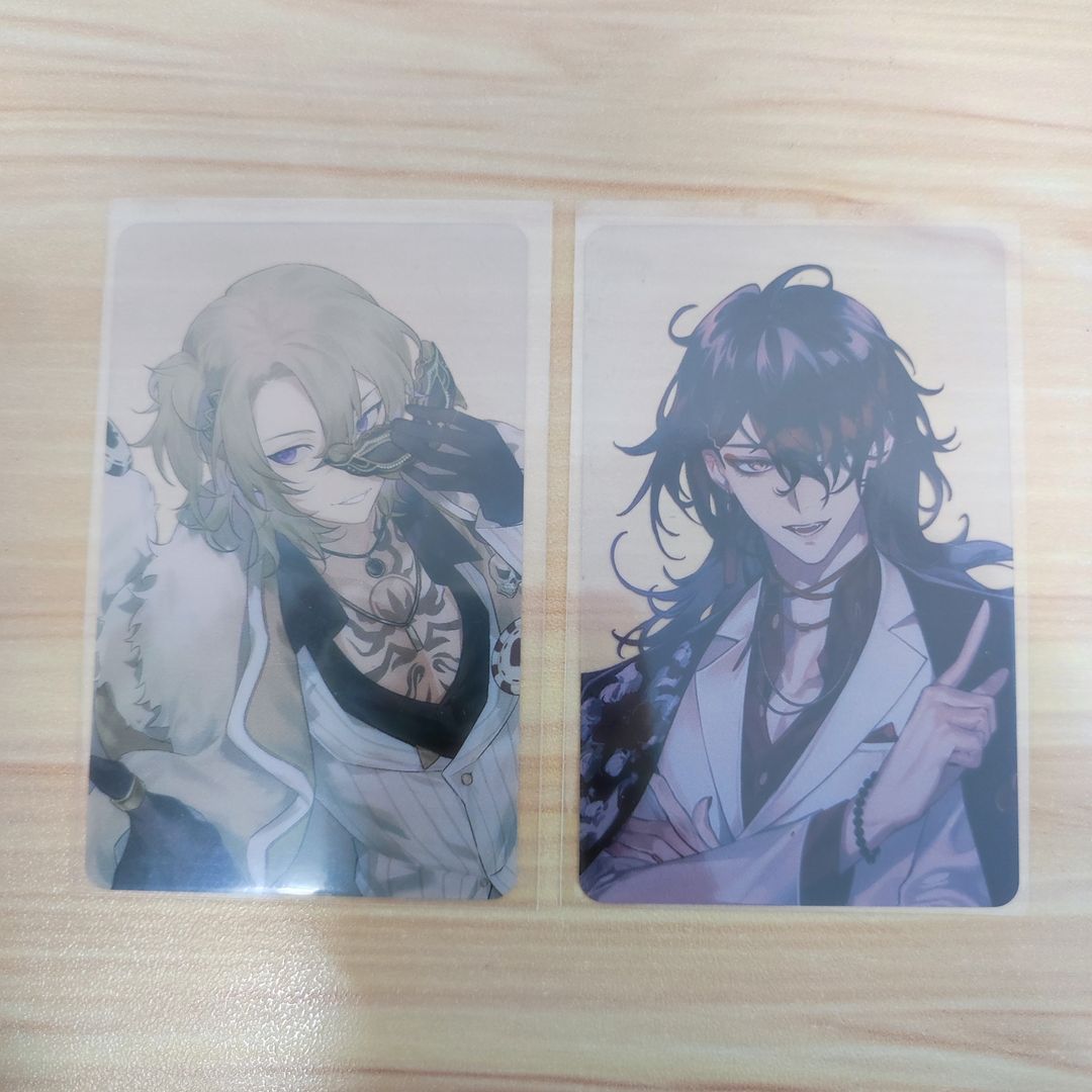 Nijisanji Luxiem Fanart Transaprent Card