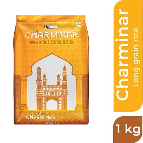 Kohinoor Charminar Long Grain Rice, 1 kg Pouch