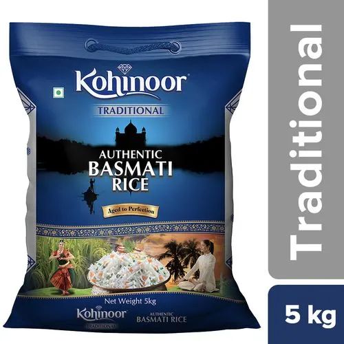 Kohinoor Basmati Rice/Basmati Akki - Traditional, Authentic, Aged, 5 kg