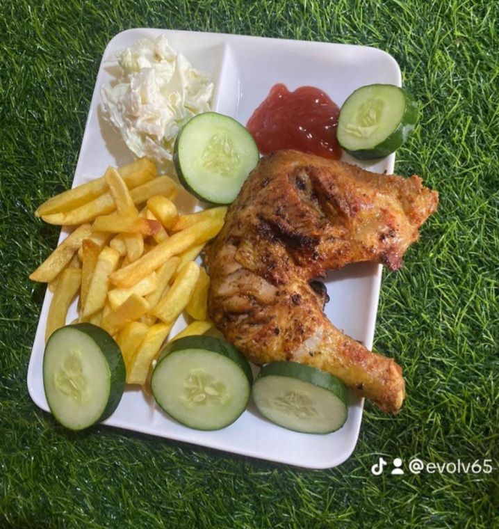 Chicken and chips