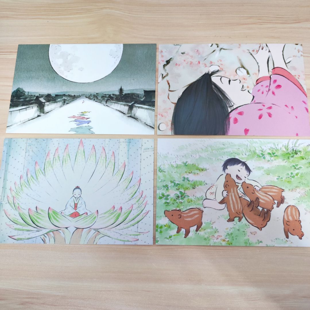 Ghibli Studio Official Postcard - The Tale Of The Princess Kaguya