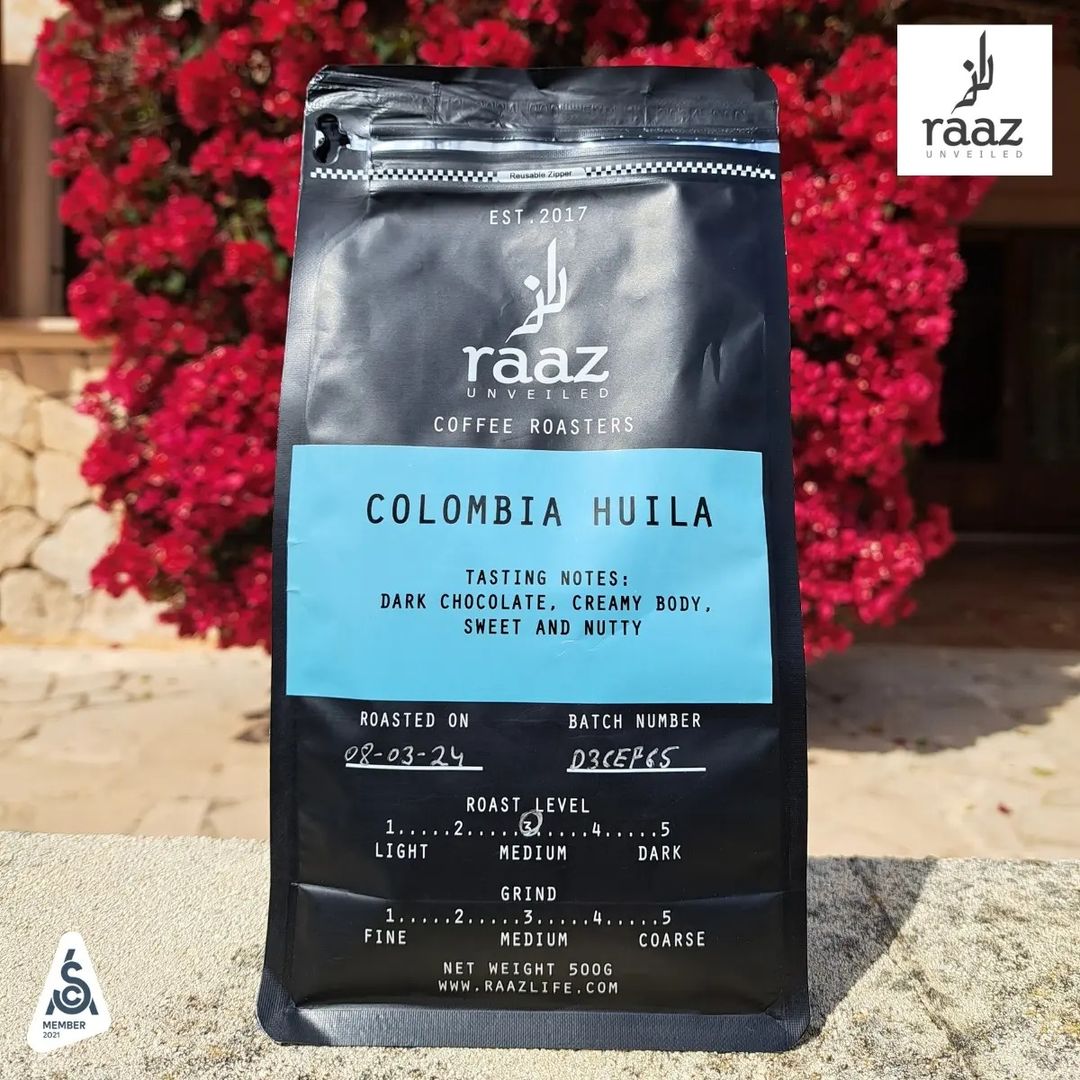 RAAZ COLOMBIA HUILA - BEANS (250 GMS)