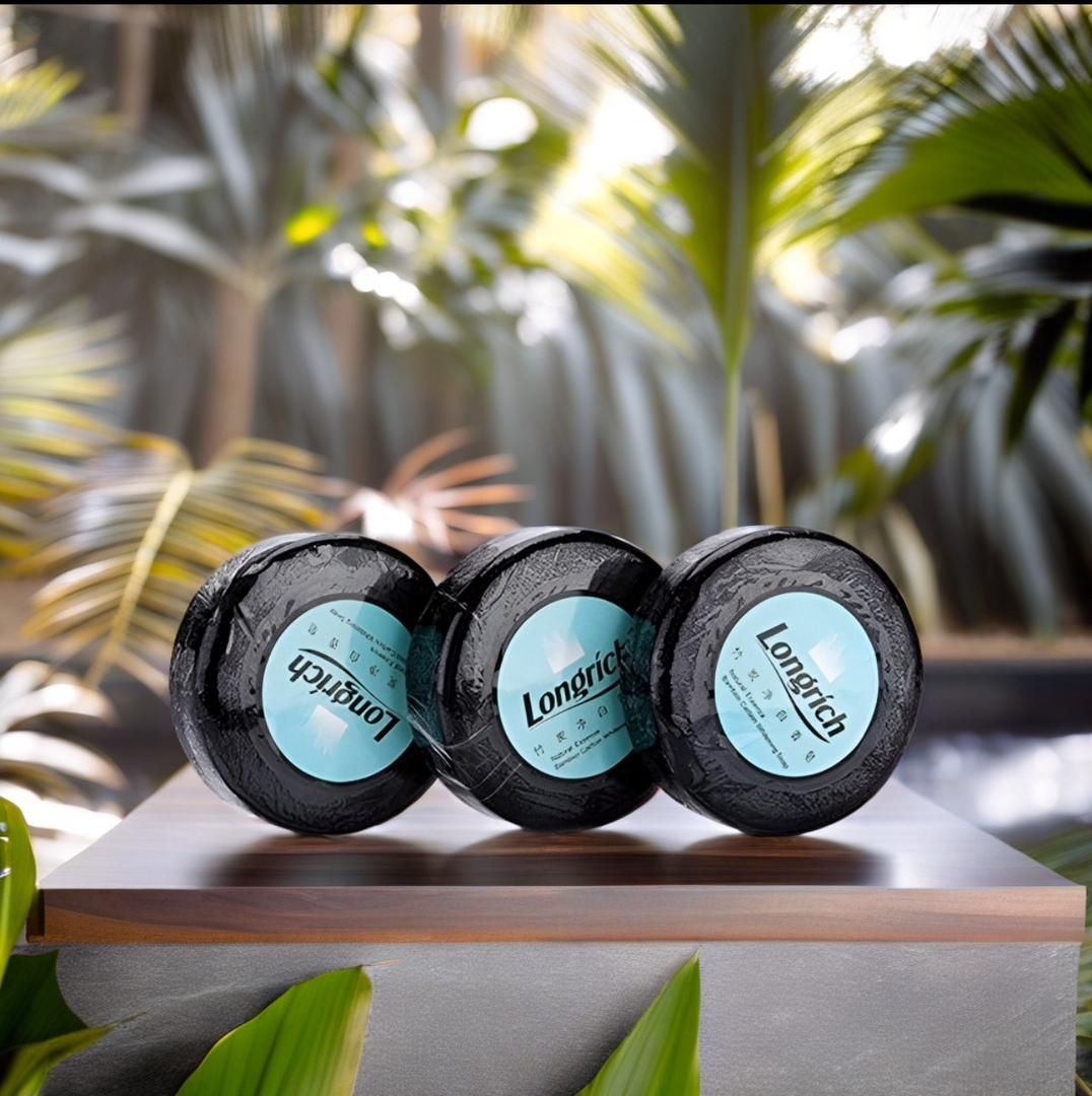 Savon Noir au charbon de Bambou Longrich