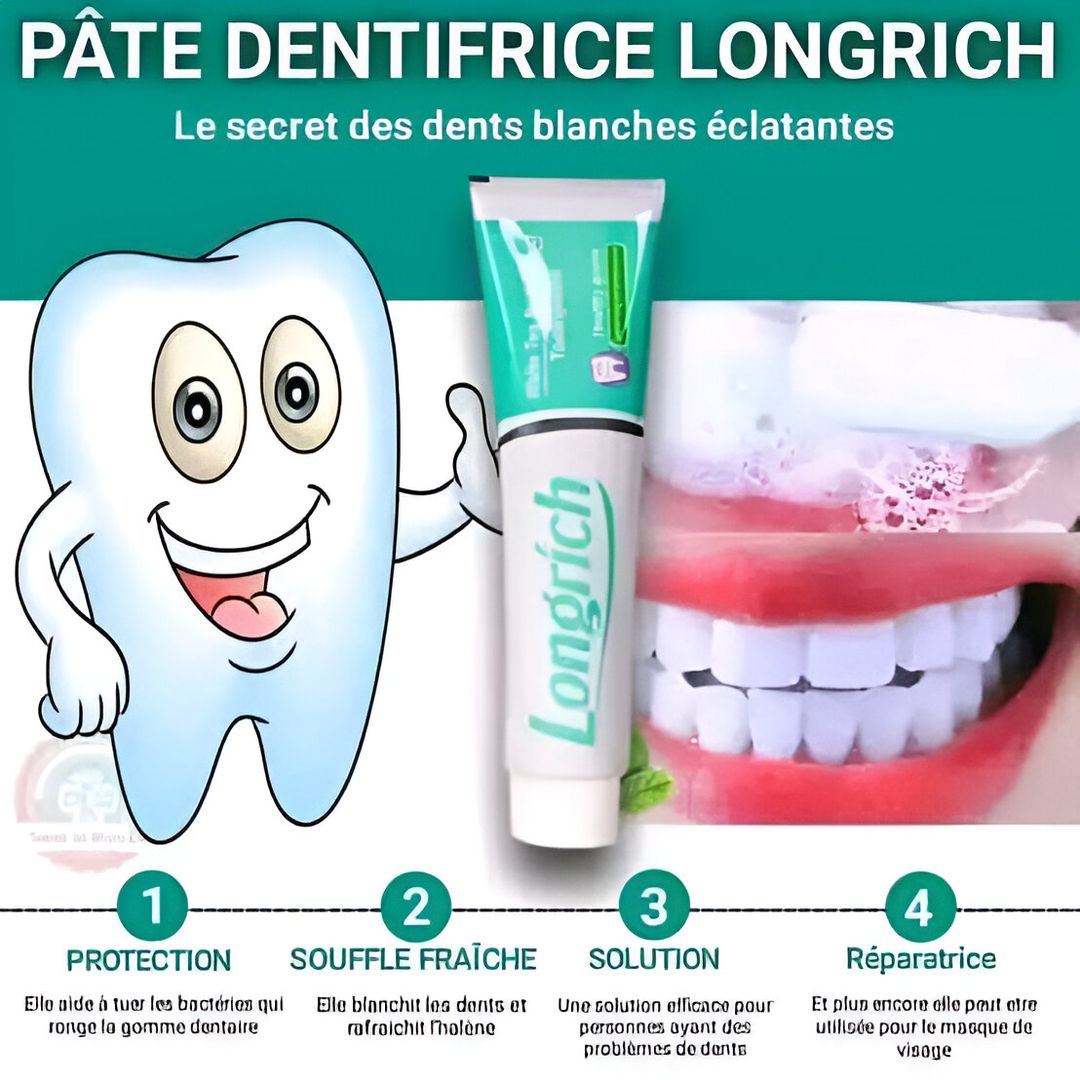  La pâte dentifrice Longrich