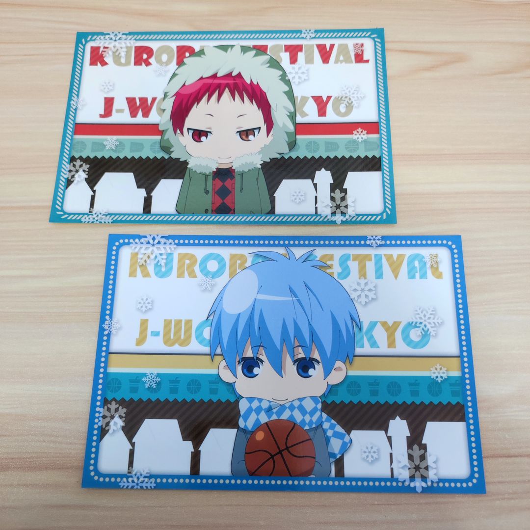 Kuroko No Basket Official Bromide Postcard - Winter Chibi