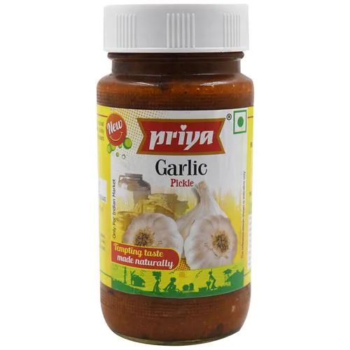 Priya Pickle - Garlic, 300 g Bottle