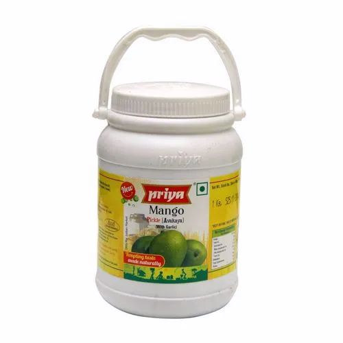 Priya Pickle - Mango Avakaya With Garlic, 1 Kg Jar