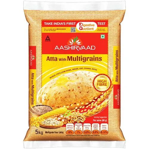 Aashirvaad Atta with Multigrains - High Fibre, 10 kg
