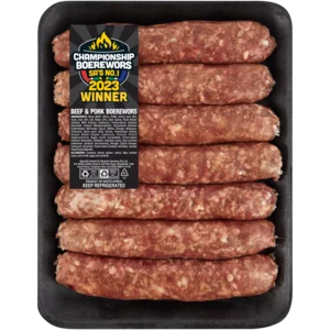 Championship Boerewors Thick Boerewors 2023 Per kg