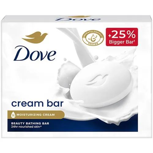 Dove Cream Beauty Bathing Bar For 24 Hour Nourished Skin with Nutrient Serum PO8