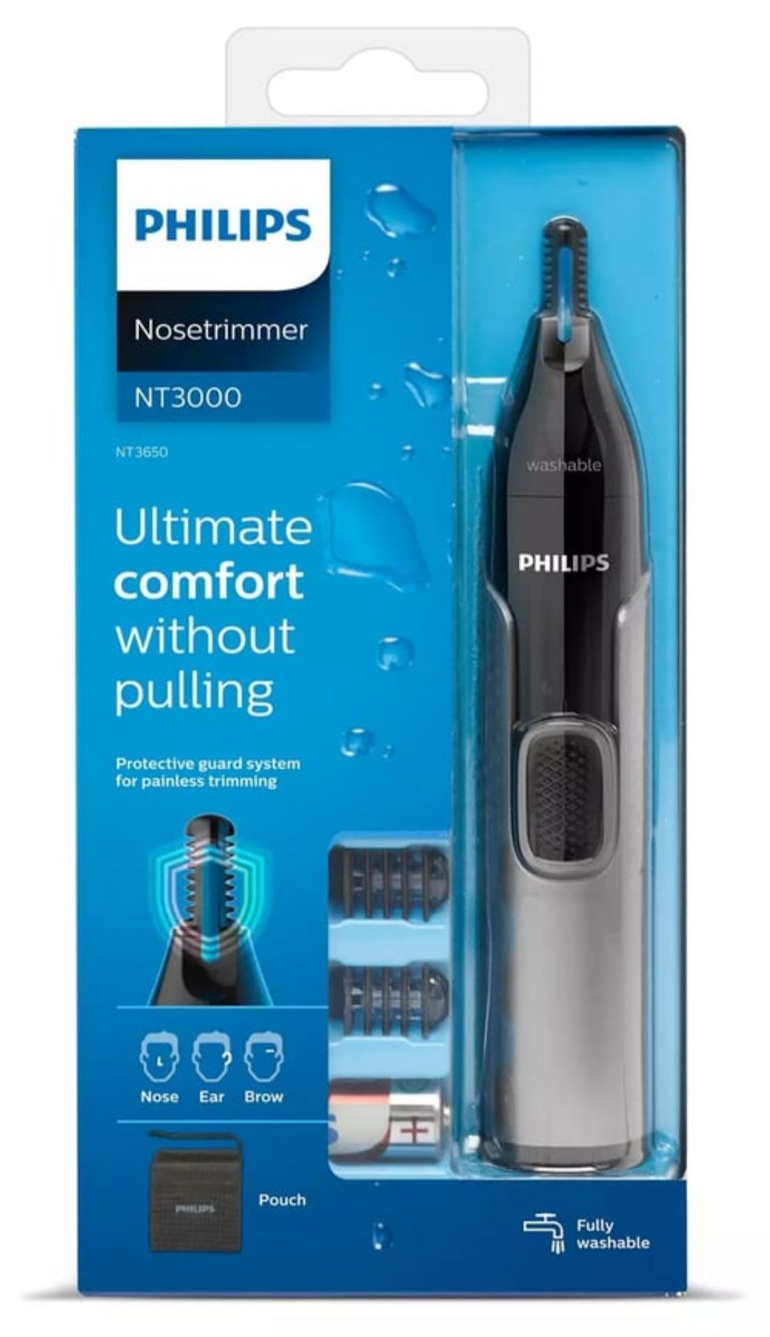 Philips Nose, Ear & Eyebrow Trimmer NT3650