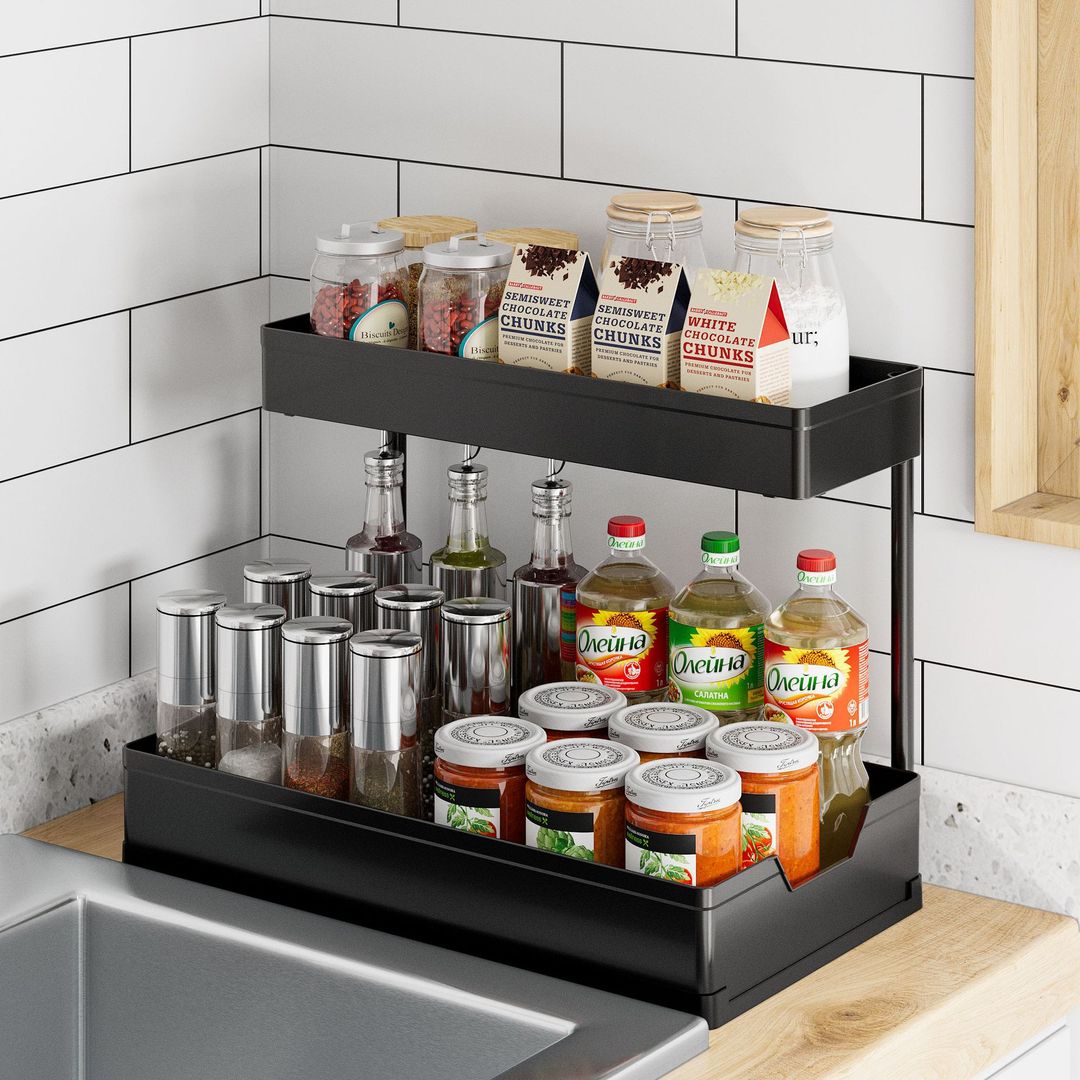 2 Layer Seasoning Storage Rack 