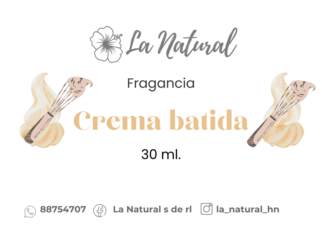 Crema batida Fragancia