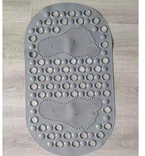 Bathroom antislip mat with footprints