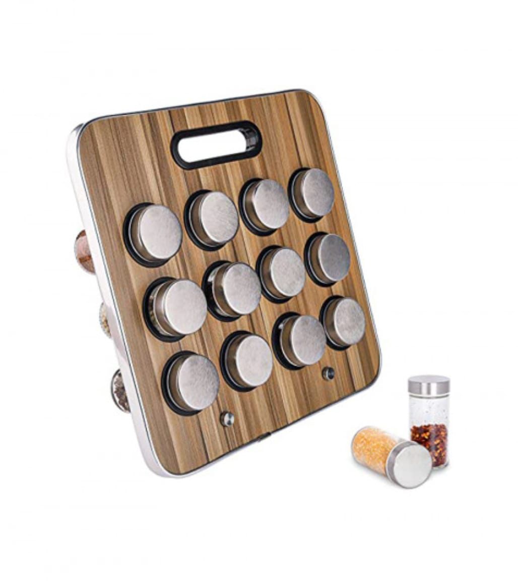 17pcs spice jars set with stand