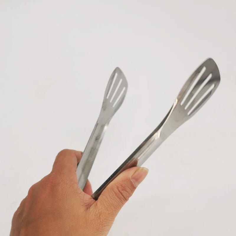Stainless steel food tong