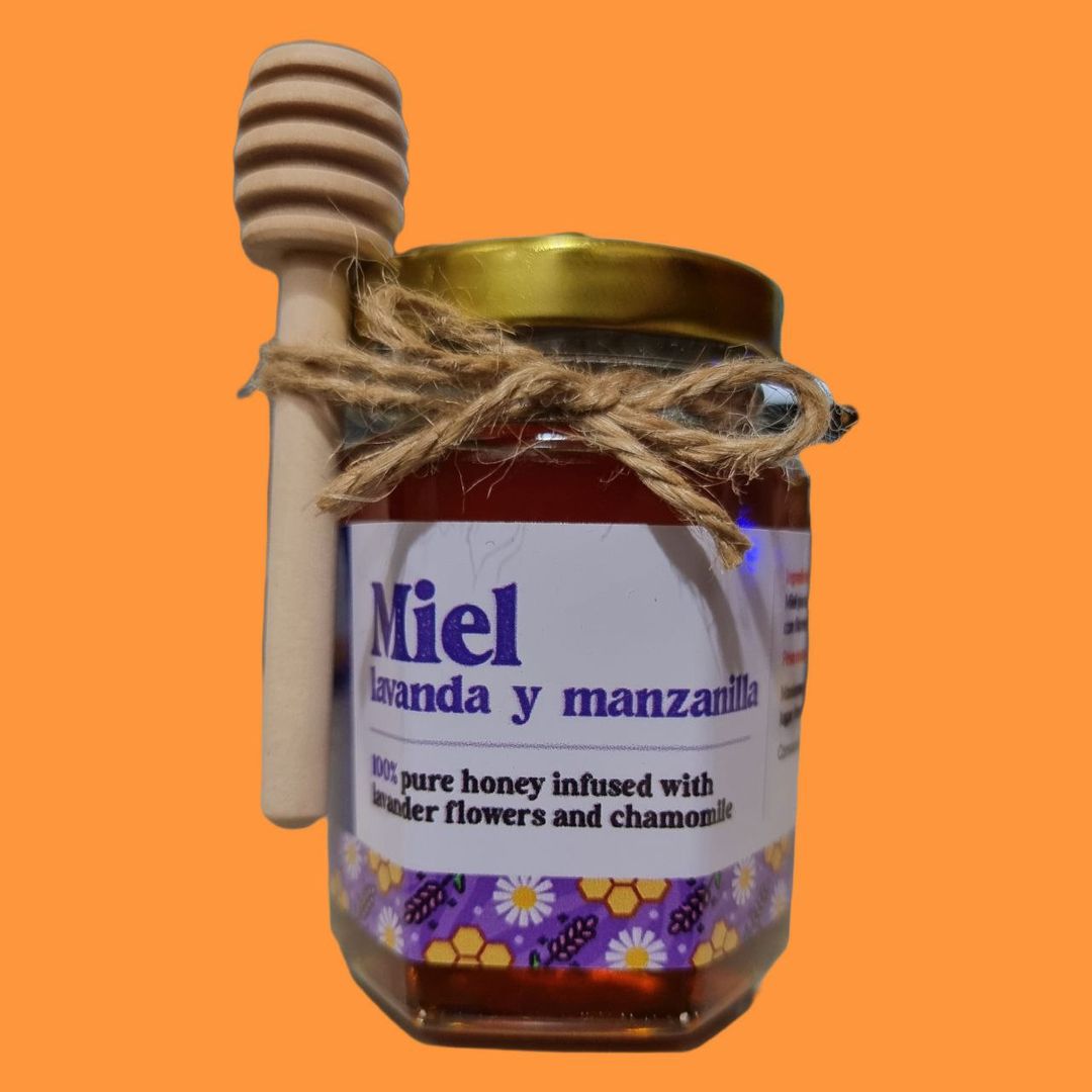 Miel con Lavanda y Manzanilla 5.5 oz. 