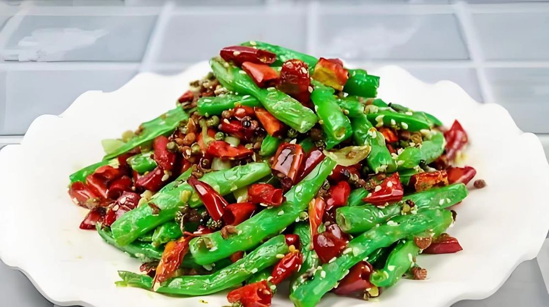 干煸四季豆 Stir Fry Long Bean