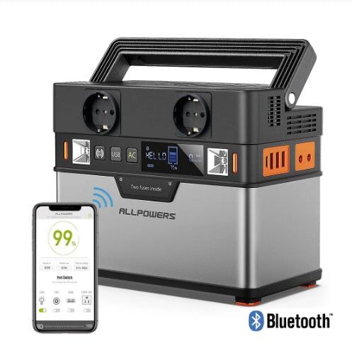 ALLPOWERS 220V AC 300W 288wh Portable Lithium Power Station – Versatile and Reliable Power Source