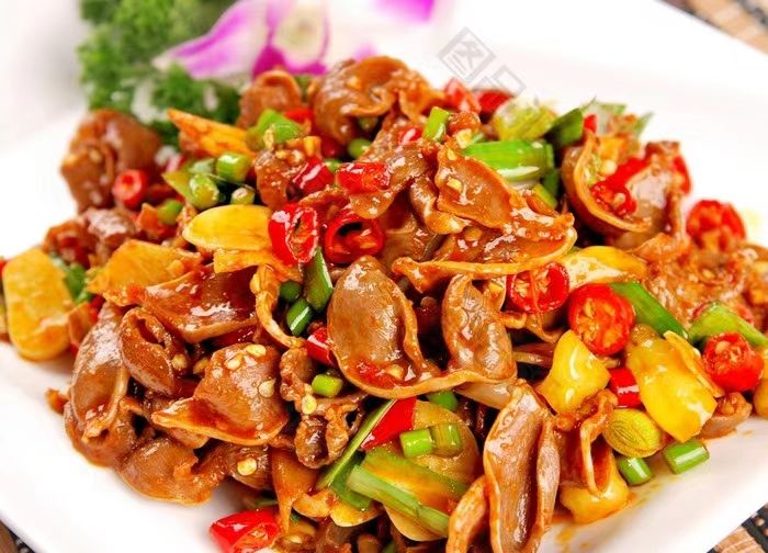 酸辣鸡胗 Spicy Sour Chicken Gizzard