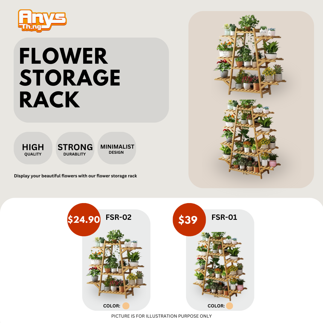 Flower Storage Rack