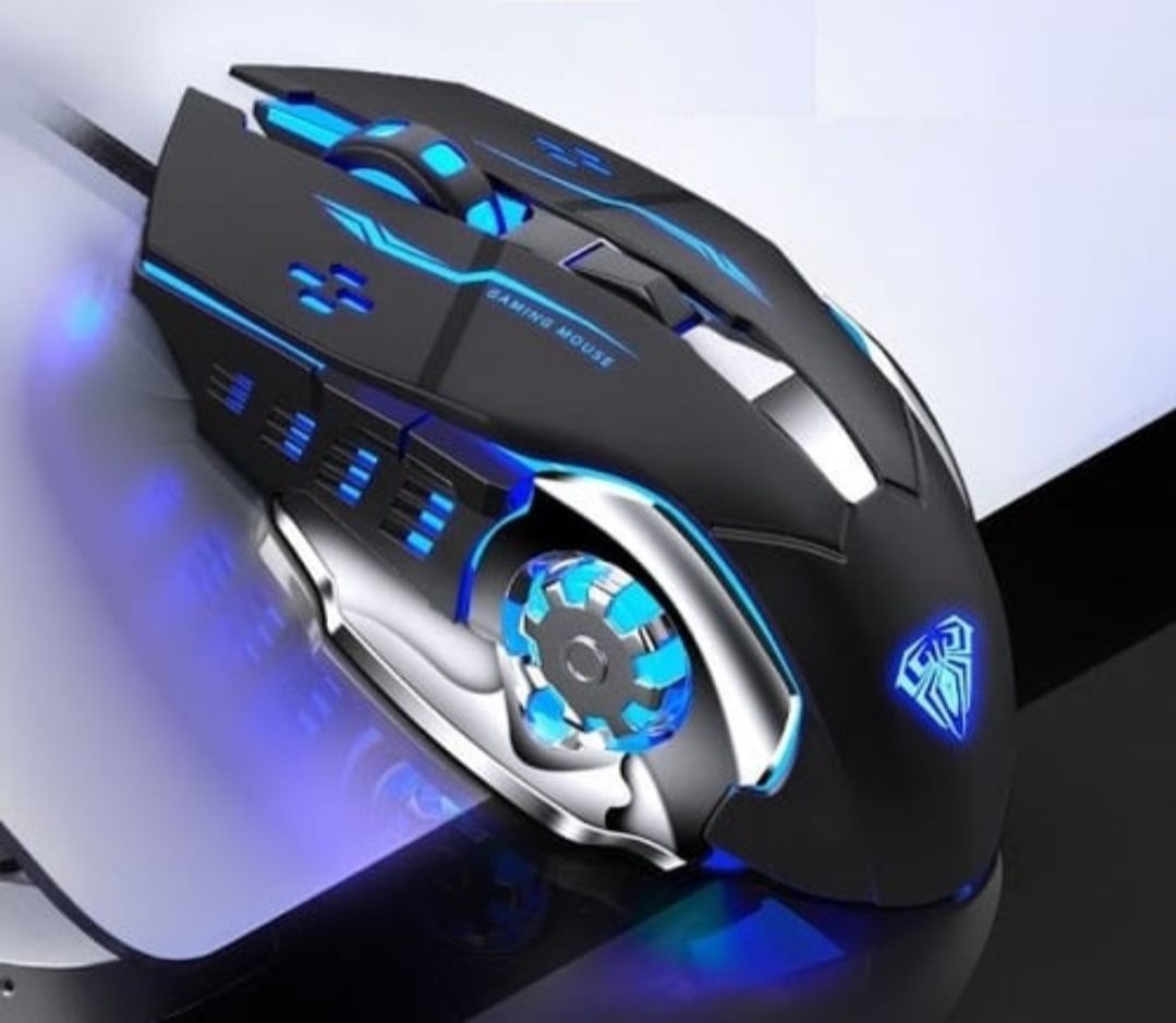 Hay-tech 6 Key Button with Colorful Light Gaming Mouse GM6