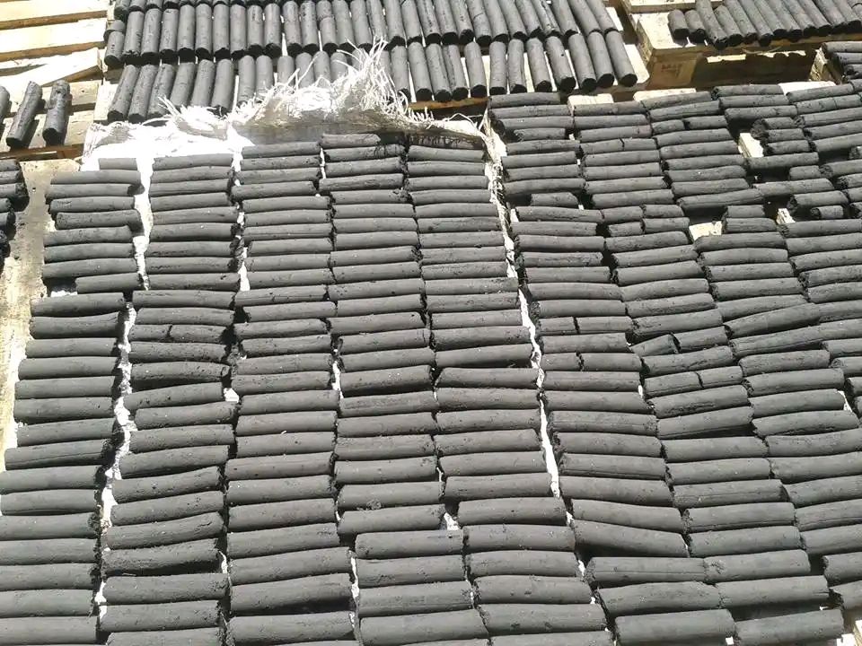 Charcoal briquettes bag