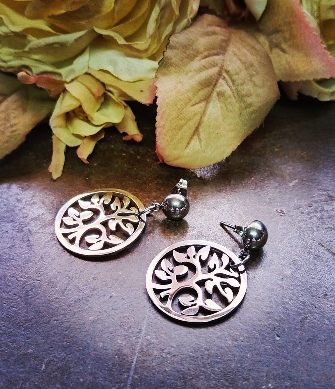 Tree of Life Stud dangling earrings (Large)