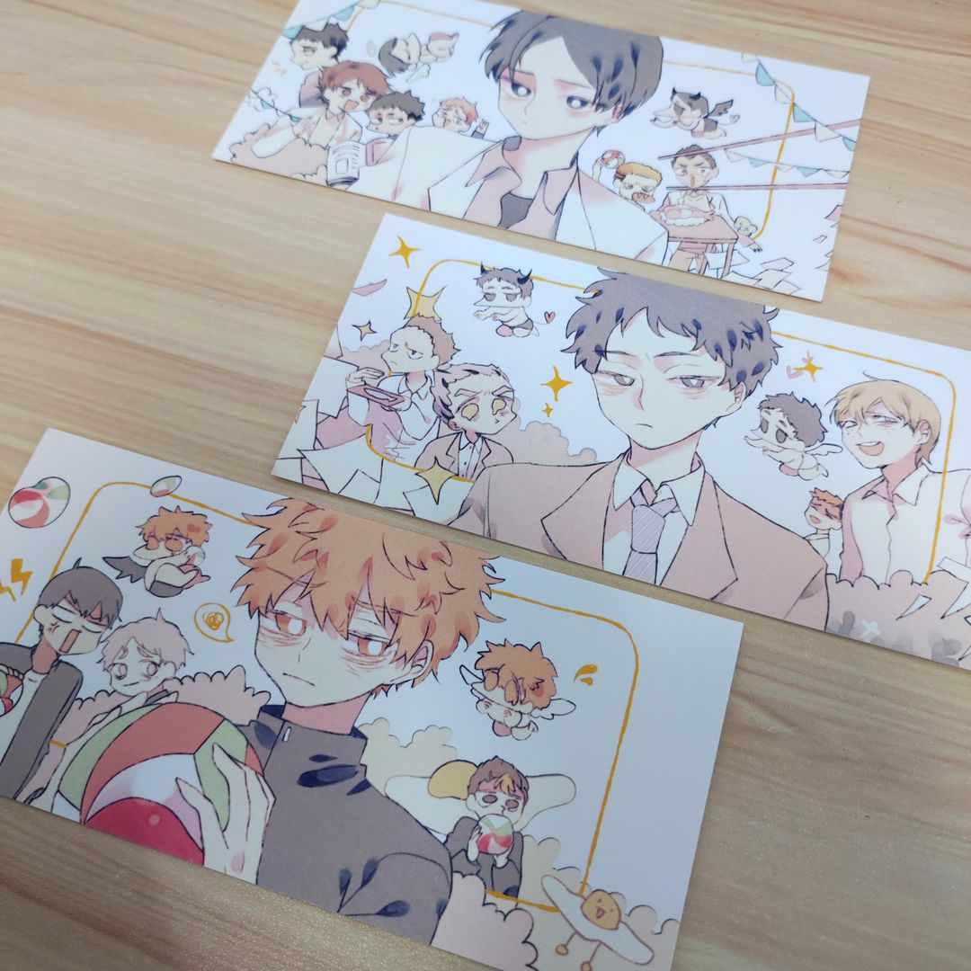 Haikyuu Fanart Card Tag - Celebration Series