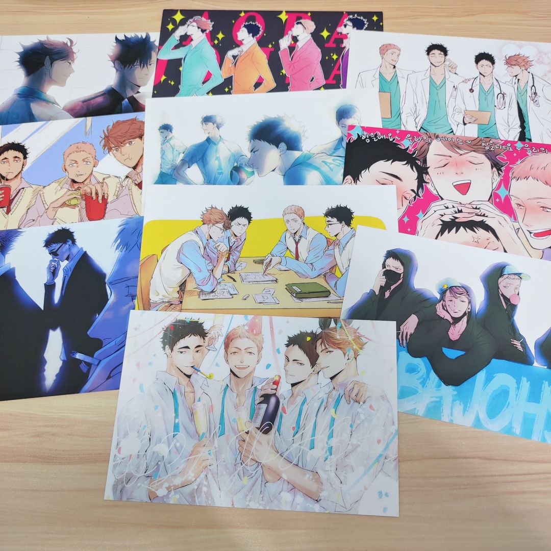Haikyuu Fanart Postcard - Aoba Johsai