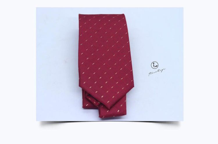 Burgundy, Gold Touch Striped TiE