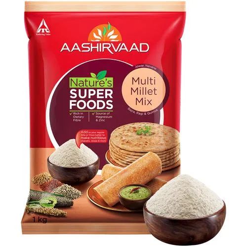 Aashirvaad Nature’s Superfoods Multi Millet Mix - Rich In Dietary Fibre, 1 kg Pouch