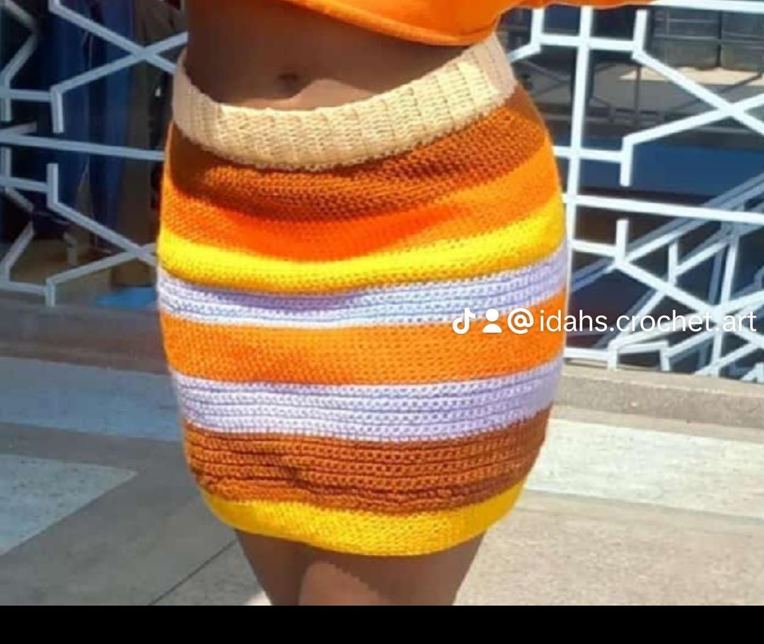 Crochet skirt