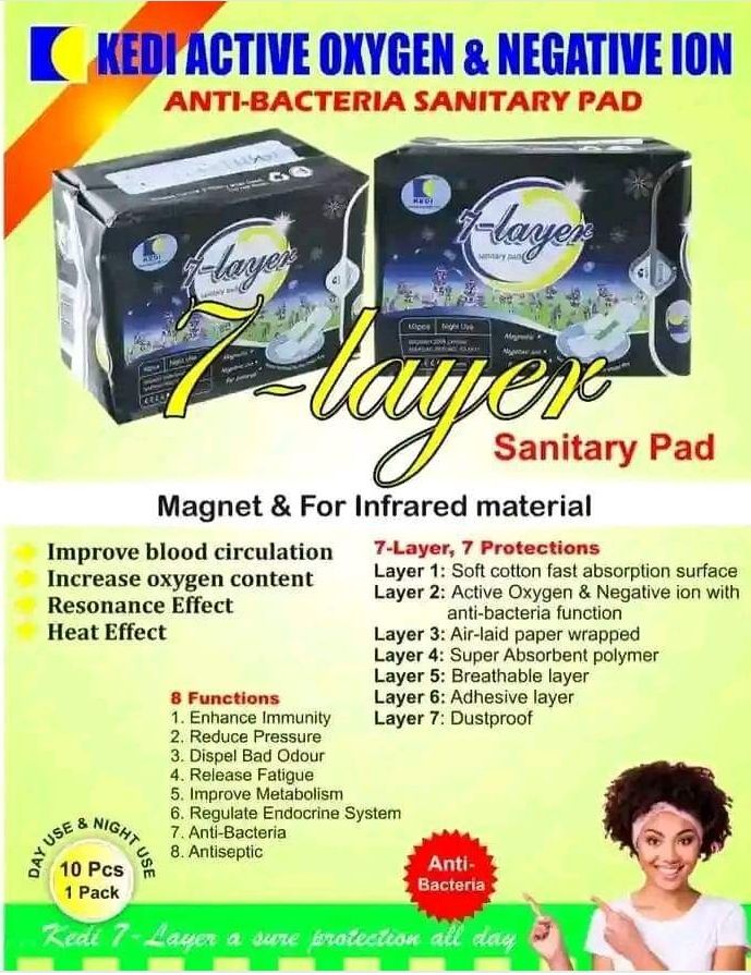 7 Layer sanitary Pad