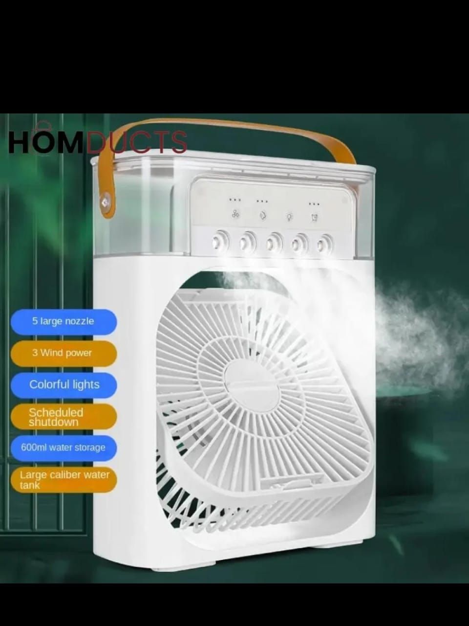 Portable air conditioner fan 