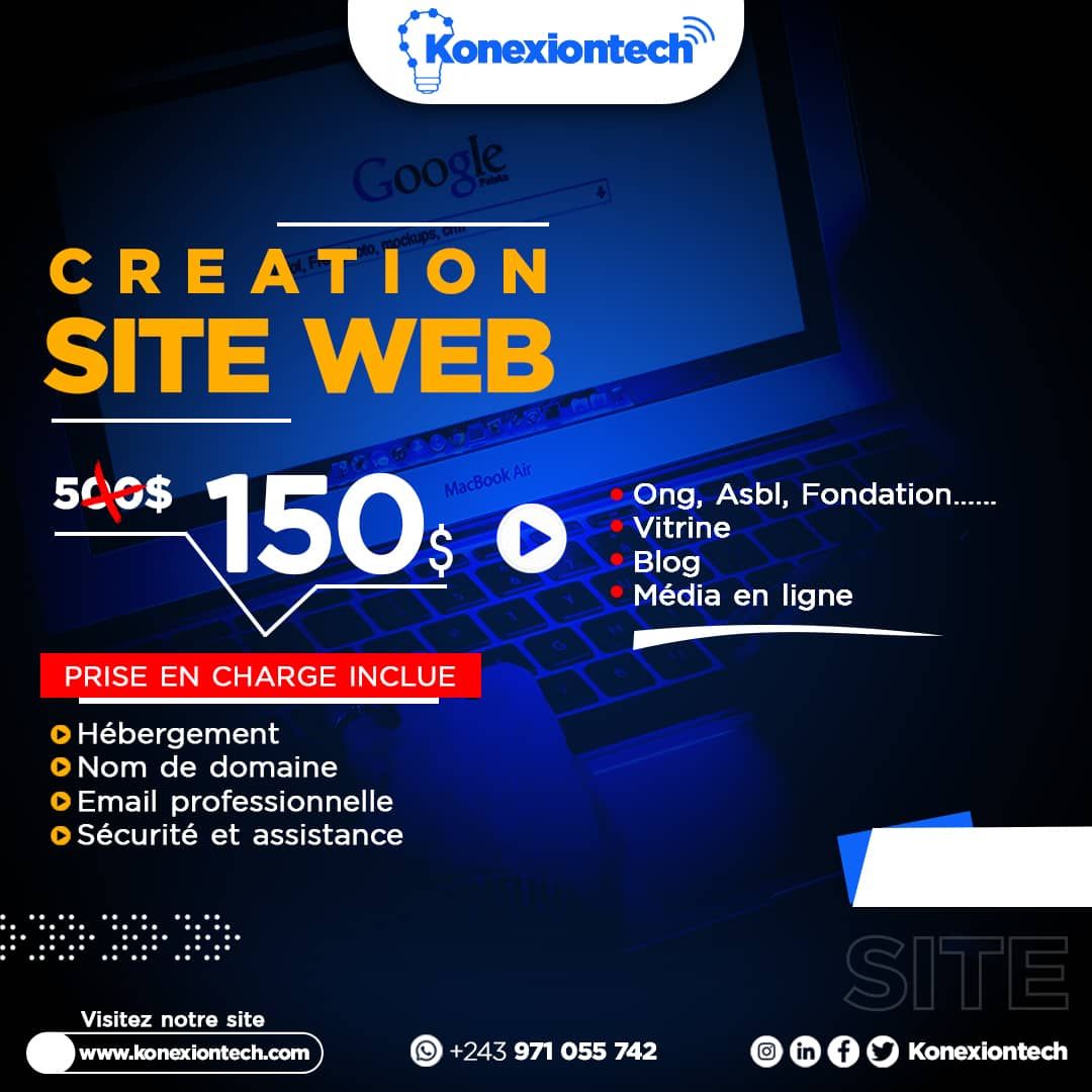 Création des sites web professionnel 