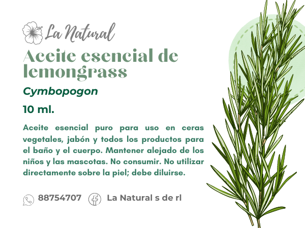 Lemongrass aceite esencial