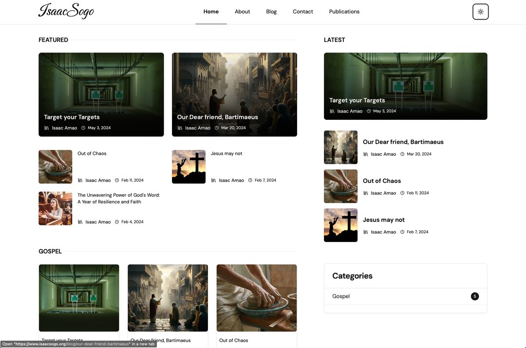 Blog Website