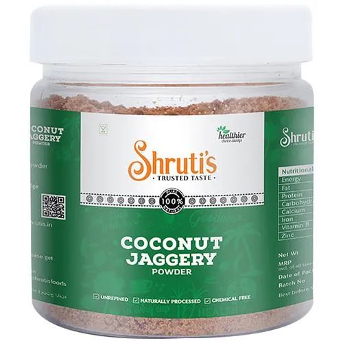 Shruti's SHRUTI'S COCONUT JAGGERY POWDER, 250 g Jar